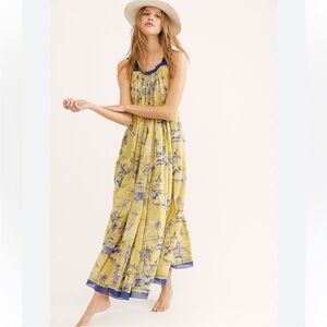 Free People Tropical Toile Maxi Dress
